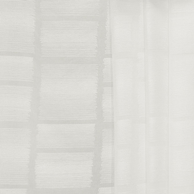 Drafted Winter White by Carole Designer Fabric Perfect Balance 94% Polyester, 6% Linen Turkey 11 1/2" V, 11" H HD 58.5" - Swanky Fabrics -