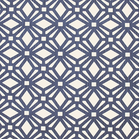 Of All Time Denim by Carole Designer Fabric Prisma 54% Cotton, 46% Polyester CHINA 6 1/4" V, 6 3/4"H 54" - Swanky Fabrics -