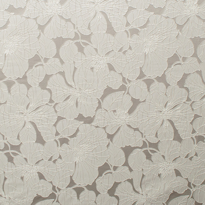 Garden Stroll Taupe by Carole Designer Fabric Radiance 100% Polyester Turkey 29 1/2" V, 19" H 57" - Swanky Fabrics -