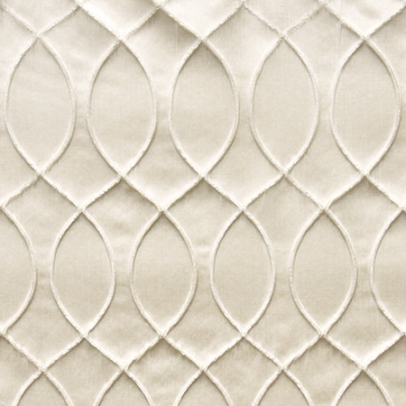 Meeting Point Champagne by Carole Designer Fabric Radiance 100% Polyester India 9,000 Wyzenbeek Double Rubs 9" V, 4 1/4" H 55" - Swanky Fabrics -