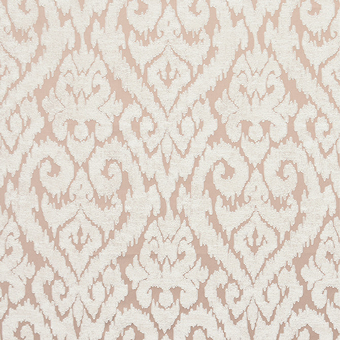 Recent Release Dusty Rose by Carole Designer Fabric Radiance 100% Polyester India 25 3/8" V, 13 3/4" H 55" - Swanky Fabrics -