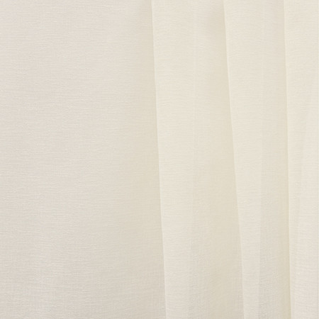 Northbound Ivory by Carole Designer Fabric Sheer Basics III 100% Polyester Turkey N/A None 130" - Swanky Fabrics -