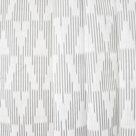 Stand Here Gray by Carole Designer Fabric Sheer Luxury 100% Polyester TURKEY N/A 11 3/8" V, 7 7/8" H 118" - Swanky Fabrics -