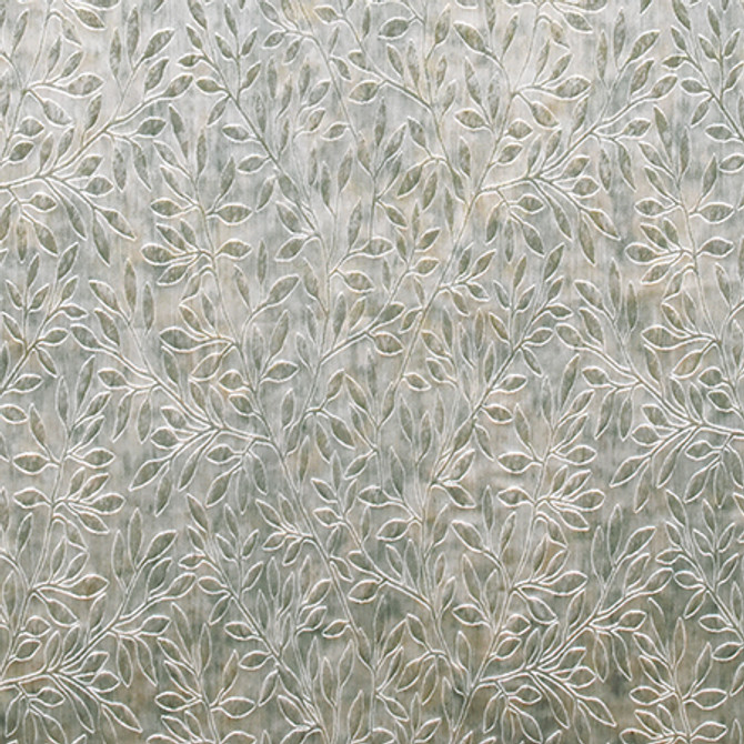 Trailing Away Travertine by Carole Designer Fabric Wellington 59% Polyester, 41% Cotton INDIA 21,000 Wyzenbeek Double Rubs 14"V, 13 3/8" H 53.5" - Swanky Fabrics -