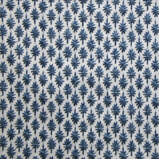 Balsamo Porcelain  by Kasmir Designer Fabric 1477 50% Cotton 50% Polyester  INDIA  </p><p>Repeat: Horizontal: 1 1/8 inches and Vertical: 1 2/8 inches 52  - Swanky Fabrics -
