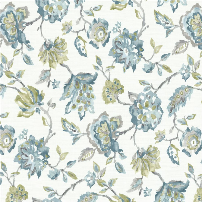 Nagari Garden  by Kasmir Designer Fabric 1477 97% Cotton 3% Linen  PAKISTAN  </p><p>Repeat: Horizontal: 28 4/8 inches and Vertical: 26 2/8 inches 54  - Swanky Fabrics -