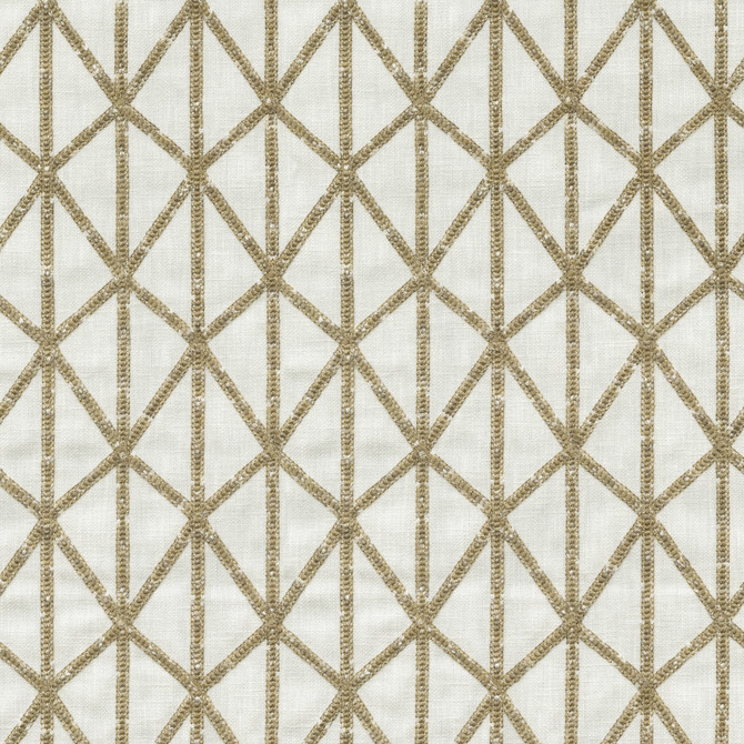 Matrix Emb Linen 411821 by PKL Studio Designer Fabric Base 50% Polyester, 50% Cotton Emb 100% Polyester India 51000 Horizontal: 2.63 and Vertical: 3 55 - Swanky Fabrics -