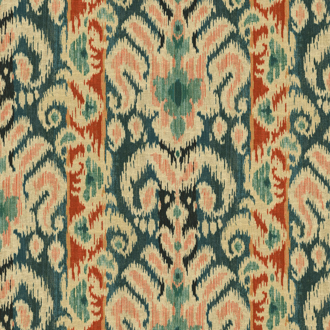 Silk Road Indienne 411811 by PKL Studio Designer Fabric 100% Cotton Peru 24000 Horizontal: 13.5 and Vertical: 18 54/55 - Swanky Fabrics -