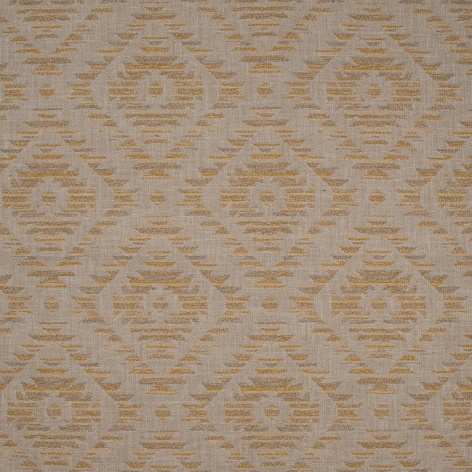Aztec Geneva Honey by Europatex Designer Fabric Aztec 100% Polyester 6.85" H, 6.75" V 54.00 inches - Swanky Fabrics -