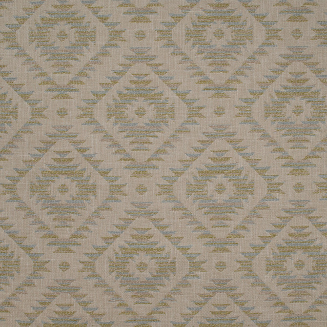 Aztec Geneva Sage by Europatex Designer Fabric Aztec 100% Polyester 6.85" H, 6.75" V 54.00 inches - Swanky Fabrics -