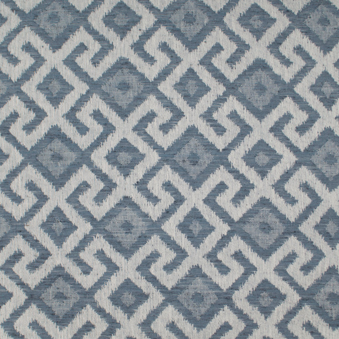 Aztec Neve Battleship by Europatex Designer Fabric Aztec 86% Poyester, 14% Cotton 6.85" H, 6.85" V 54.00 inches - Swanky Fabrics -