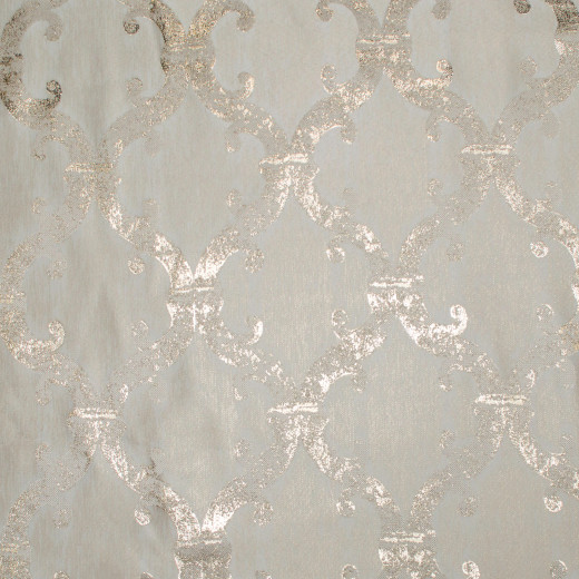 Dazzle - Damask - Golden White by Europatex Designer Fabric Dazzle 100% Polyester China See Sample Horizontal: N/A and Vertical: N/A 118.00 inches  - Swanky Fabrics -