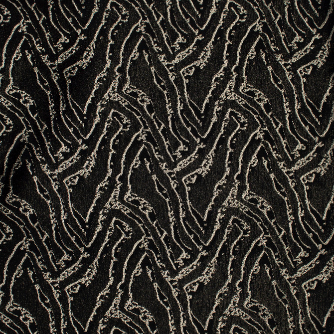 Mirabila A Black by Europatex Designer Fabric Mirabila 100% Polyester 118.00 inches - Swanky Fabrics -