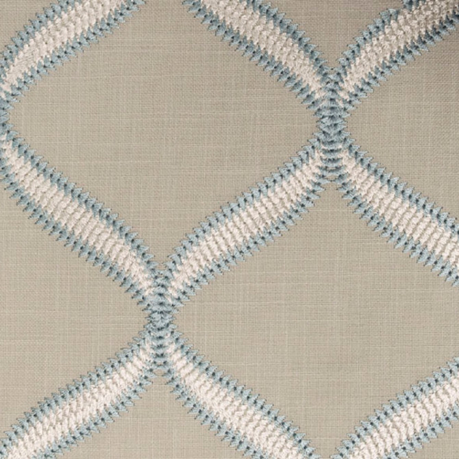 Samuel Cloud by Europatex Designer Fabric Samuel 100% Polyester 5.5" H, 6.25" V 55.00 inches - Swanky Fabrics -
