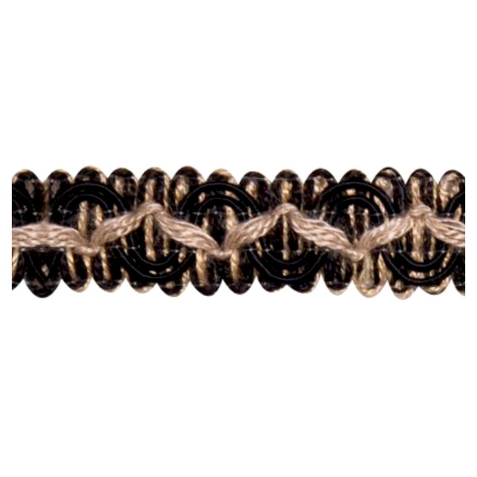 04007 Black by Europatex Designer Fabric Portofino 50% Viscose, 50% Cotton 0.63 inches - Swanky Fabrics -