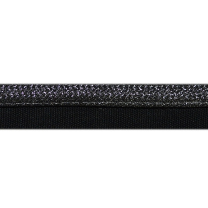 0879 - Titanium by Europatex Designer Fabric Metallic Collection 100% Polyester China See Sample Horizontal: N/A and Vertical: N/A 0.50 inches  - Swanky Fabrics -