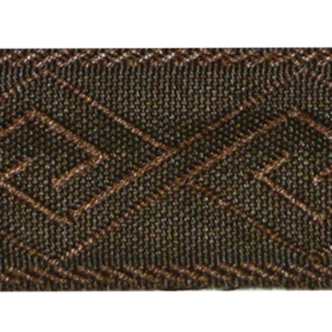 7125-COCOA by Europatex Designer Fabric Necessities 100% Polyester China See Sample Horizontal: N/A and Vertical: N/A 1.50 inches  - Swanky Fabrics -