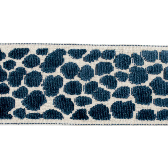 Alpas Marine by Europatex Designer Fabric Alpas 100% Polyester 3.50 inches - Swanky Fabrics -