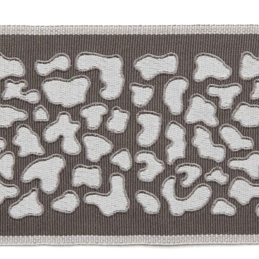 Cheetah Twilight by Europatex Designer Fabric Cheetah & Hannah Collection 45% Polyester / 10% Rayon / 45% Fibranne China See Sample Horizontal: N/A and Vertical: N/A 4.00 inches  - Swanky Fabrics -