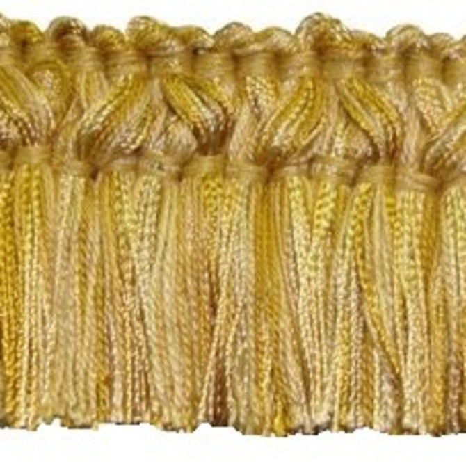 Elliant Gold Dust by Europatex Designer Fabric Le Petite 100% Polyester 1.75 inches - Swanky Fabrics -