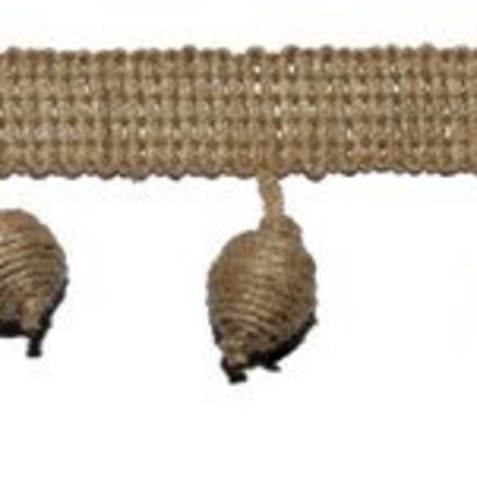 Fayola Wheat by Europatex Designer Fabric Tribal Delicates 50% Linen, 35% Abaca, 15% Wood 1.25 inches - Swanky Fabrics -