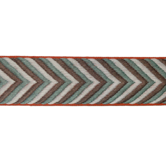 Flounder Sunset by Europatex Designer Fabric Sirenia 50% Viscose, 50% Cotton 2.50 inches - Swanky Fabrics -