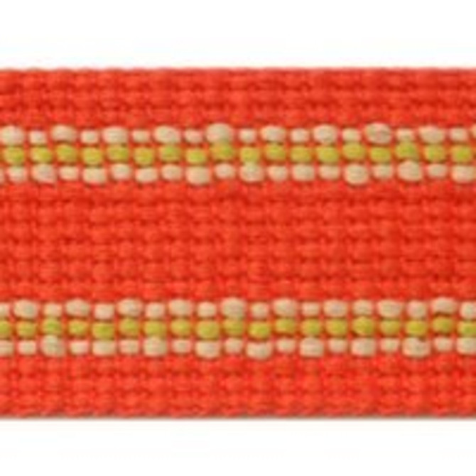 Grassi Mango by Europatex Designer Fabric Carnivale 100% Polyester 1.75 inches - Swanky Fabrics -