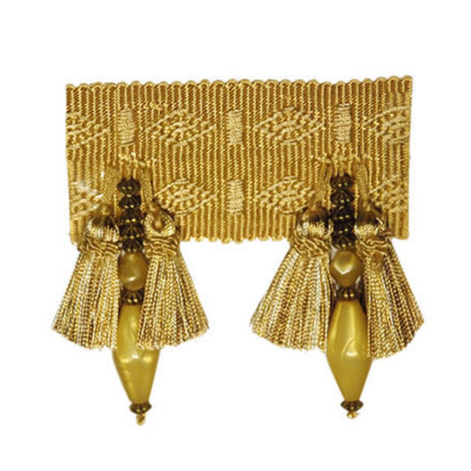 Le Havre Wheat by Europatex Designer Fabric Elegant Dream 80% Rayon, 20% Acrylic 4.00 inches - Swanky Fabrics -