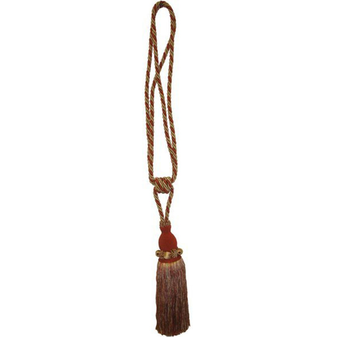 Le Mans Tangerine by Europatex Designer Fabric Le Petite 100% Polyester 1.75 inches - Swanky Fabrics -