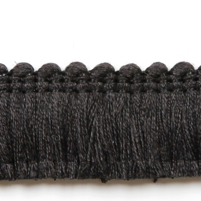 Legacy Brushed Fringe Smoke by Europatex Designer Fabric Legacy 97% Linen / 3% Polyester China See Sample Horizontal: N/A and Vertical: N/A 1.20 inches  - Swanky Fabrics -