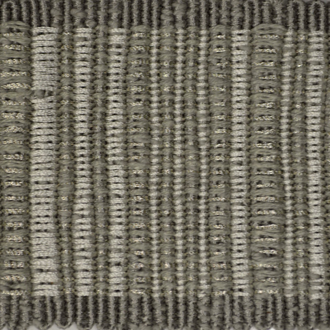 Legacy Tape Dove by Europatex Designer Fabric Legacy 64% Cotton, 26% Rayon, 5% Linen, 5% Metallic yarns 2.50 inches - Swanky Fabrics -