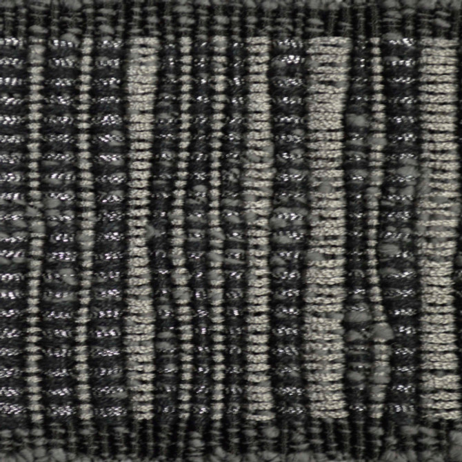 Legacy Tape Smoke by Europatex Designer Fabric Legacy 64% Cotton / 26%Rayon / 5% Linen / 5% Metallic yarns China See Sample Horizontal: N/A and Vertical: N/A 2.50 inches  - Swanky Fabrics -