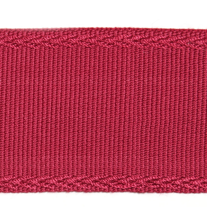 Majestic - Rouge by Europatex Designer Fabric Dainty & Majestic 100% Polyester China See Sample Horizontal: N/A and Vertical: N/A 2.38 inches  - Swanky Fabrics -
