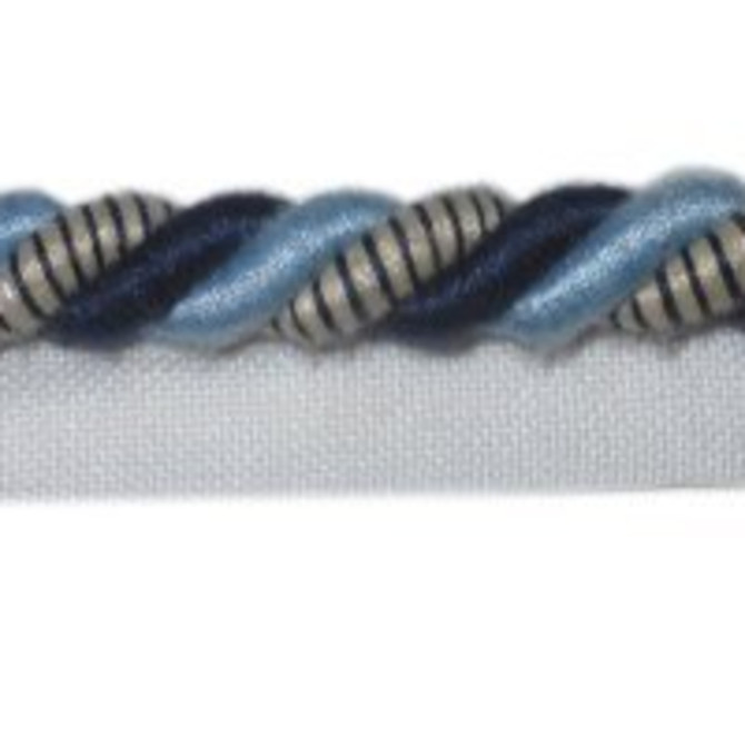 Palladio Blue by Europatex Designer Fabric Carnivale 66% Cotton, 34% Polyester 1.00 inches - Swanky Fabrics -