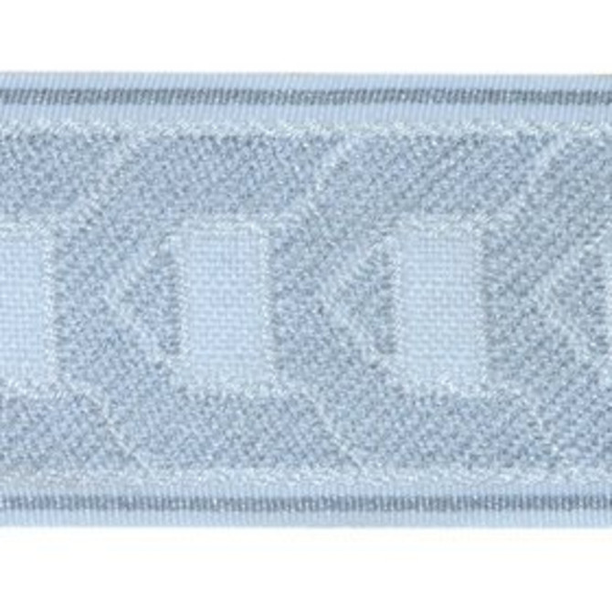 Pantheon White by Europatex Designer Fabric Tapes Decor 100% Polyester 2.00 inches - Swanky Fabrics -