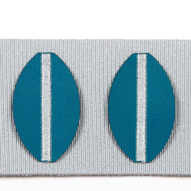 Paros - Aqua by Europatex Designer Fabric Kos & Paros 55% Faux Leather / 22% Fibranne / 12% Metallic yarn / 10% Rayon / 1% Polyester China See Sample Horizontal: N/A and Vertical: N/A 3.00 inches  - Swanky Fabrics -