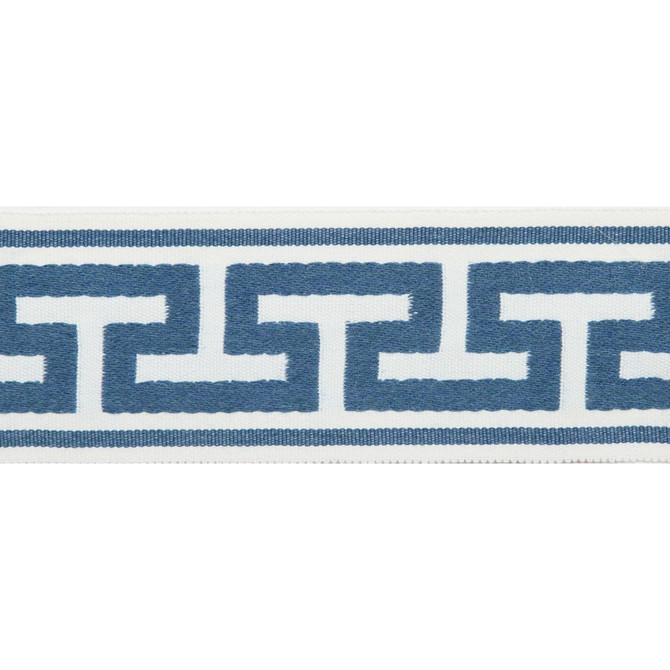 Pergola Embroidered Tape Field by Europatex Designer Fabric Pergola 100% Solution Dyed Acrylic 2.75 inches - Swanky Fabrics -