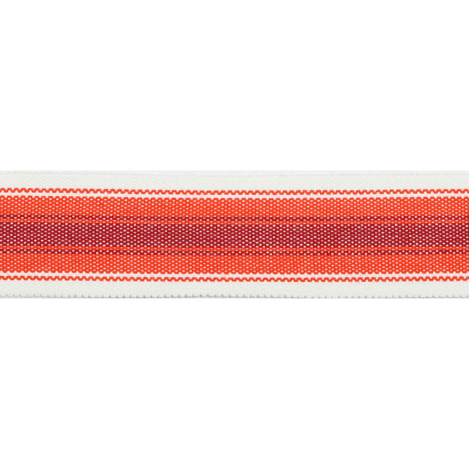 Pergola Striped Tape Cranberry by Europatex Designer Fabric Pergola 100% Solution Dyed Acrylic 1.50 inches - Swanky Fabrics -