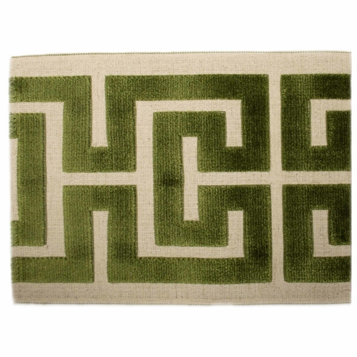 Skyrise - Lime by Europatex Designer Fabric Skyrise 58% Rayon / 31% Polyester / 11% Linen China See Sample Horizontal: N/A and Vertical: N/A 7.00 inches  - Swanky Fabrics -