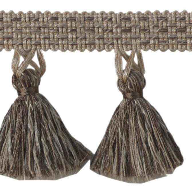 Sweet - Mink by Europatex Designer Fabric Yarn Palette 50% Viscose / 50% Cotton China See Sample Horizontal: N/A and Vertical: N/A 2.50 inches  - Swanky Fabrics -