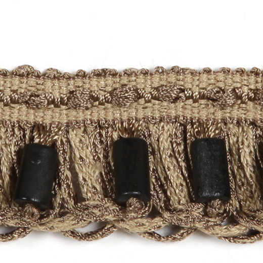 Vaasa - Latte by Europatex Designer Fabric Helsinki Collection 100% Polyester China See Sample Horizontal: N/A and Vertical: N/A 1.25 inches  - Swanky Fabrics -