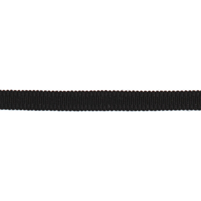 Versailles 9/16" Raised Edge Gimp Black by Europatex Designer Fabric Versailles 100% Rayon 0.56 inches - Swanky Fabrics -