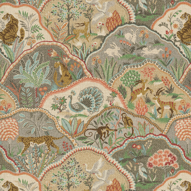 Zoologic Nectar 470921 by PKL Studio Designer Fabric - 100% cotton China 24000 Horizontal: 27 and Vertical: 27 54 - Swanky Fabrics -