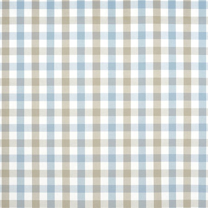 Saybrook Check Spa Blue and Beige AW15151 by Anna French Fabric Anna French Fabric Saybrook Check Spa Blue and Beige AW15151Fabric Antilles Fabric Book 100% Cotton INDIA </p><p>Repeat: V: 4 54 - Fabric Carolina -