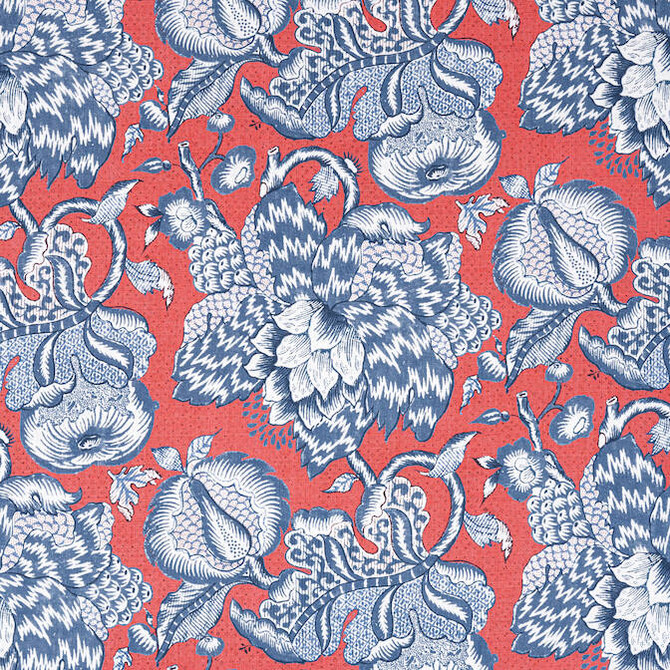 Westmont Red and Blue AF15109 by Anna French Fabric Anna French Fabric Westmont Red and Blue AF15109Fabric Antilles Fabric Book 100% Linen THAILAND </p><p>Repeat: V: 20.5 54 - Fabric Carolina -