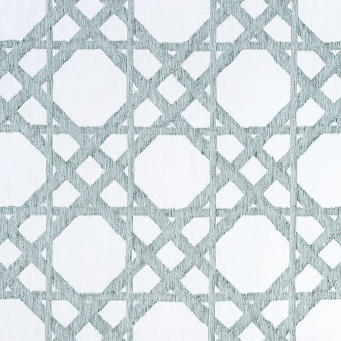 Cyrus Cane Embroidery Emerald FWW7136 by Thibaut Fabric Thibaut Fabric Cyrus Cane Embroidery Emerald FWW7136Fabric Atmosphere 75% Polyester, 25% Linen TURKEY </p><p>Repeat: V: 13 123 - Fabric Carolina -