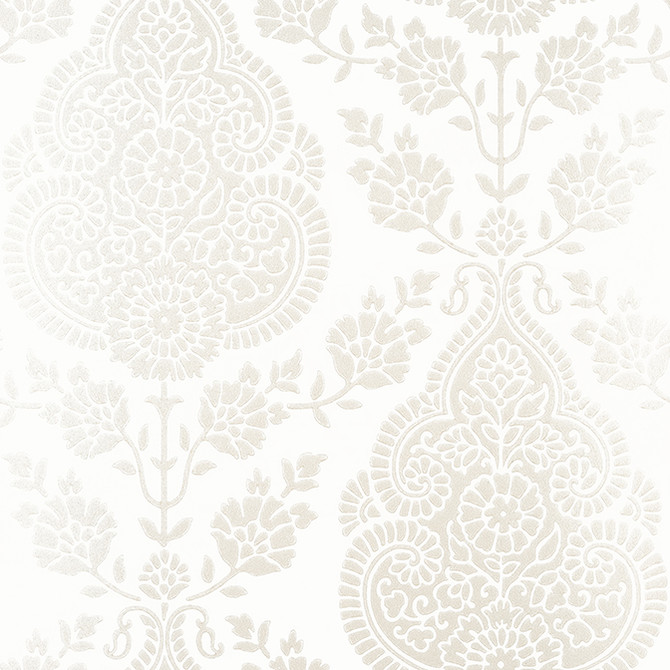 Balmuccia Damask Pearl AT57863 by Anna French Wallpaper Anna French Wallpaper Balmuccia Damask Pearl AT57863Wallpaper Bristol Non Woven Wallpaper UNITED KINGDOM </p><p>Repeat: V: 21 20.5 - Fabric Carolina -