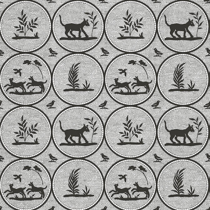 Dooley Black T14347 by Thibaut Wallpaper Thibaut Wallpaper Dooley Black T14347Wallpaper Canopy Wallpaper UNITED STATES </p><p>Repeat: V: 13.5 27 - Fabric Carolina -