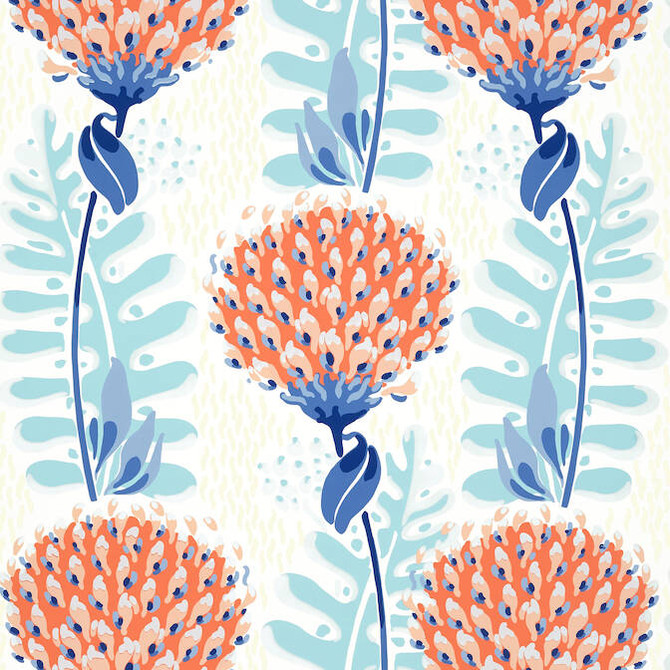 Tiverton Coral T10649 by Thibaut Wallpaper Thibaut Wallpaper Tiverton Coral T10649Wallpaper Ceylon Wallpaper UNITED STATES </p><p>Repeat: V: 25.25 27 - Fabric Carolina -