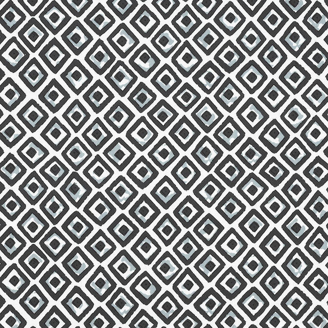 Indian Diamond Black F910661 by Thibaut Fabric Thibaut Fabric Indian Diamond Black F910661Fabric Ceylon Fabric 90% Cotton, 10% Linen UNITED STATES </p><p>Repeat: V: 24.75 54 - Fabric Carolina -